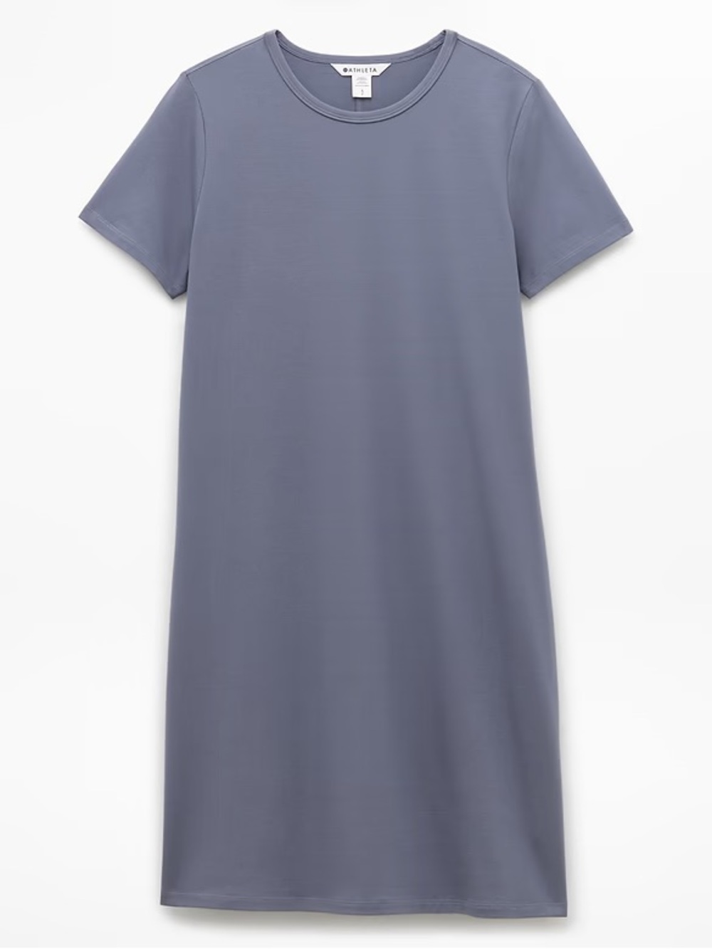 Athleta Short Sleeve Mini Dress in Slate Gray - Picture 3 of 3